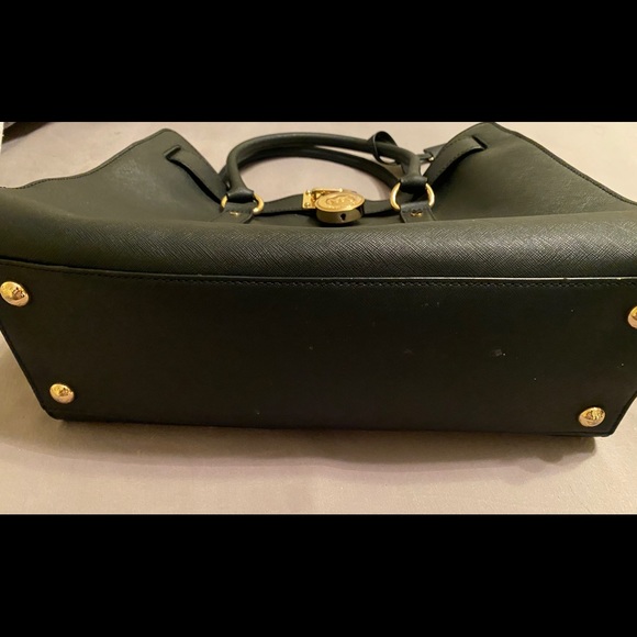 Michael Kors Leather Large Hamilton Handbag Bag MK - Picture 10 of 12
